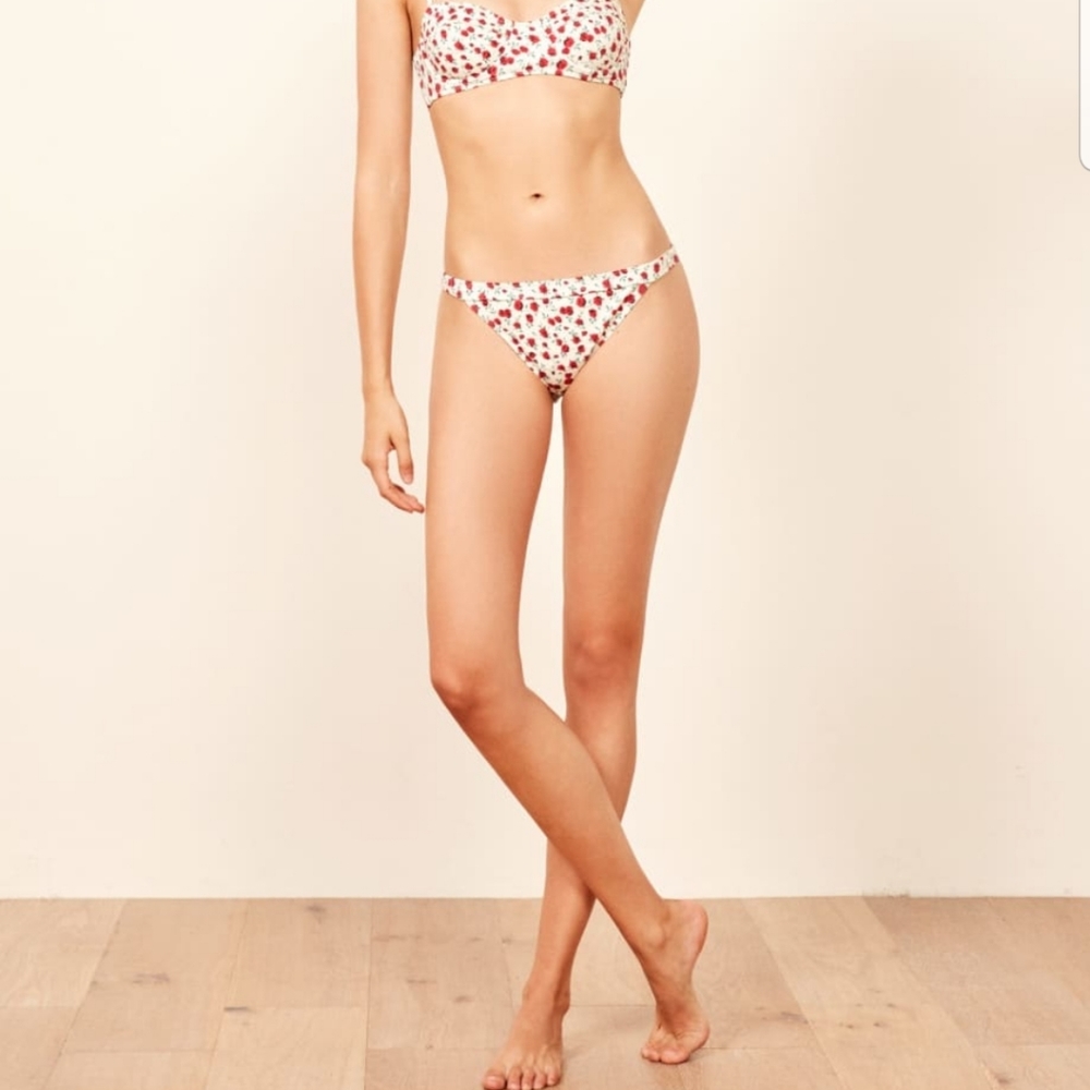 NWOT Reformation Palms bikini bottom